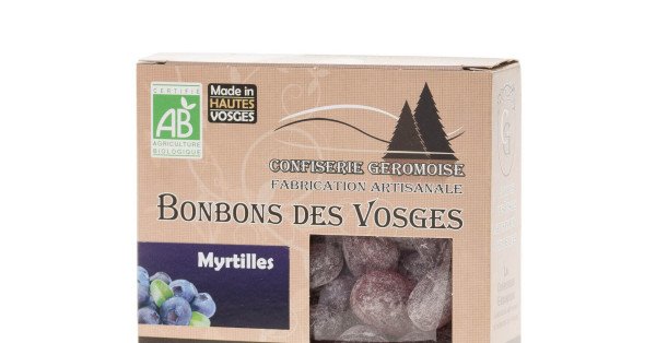 Bonbons des Vosges à la myrtille 250g