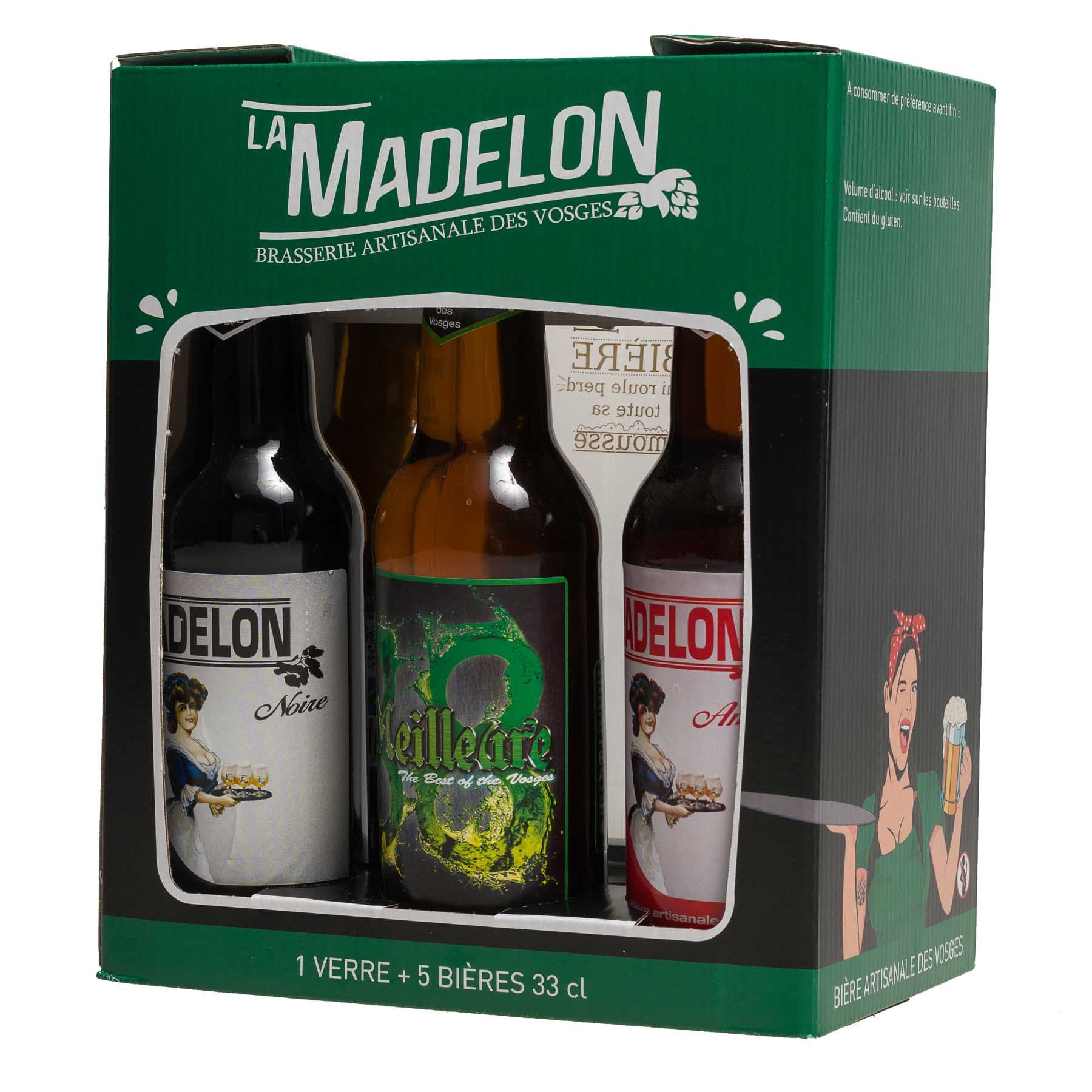 Coffret bières brasserie artisanale La Madelon