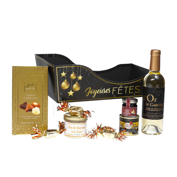 Offrir des cadeaux gourmands à noel : vins, coffrets gourmands, foie  gras sur place des gourmets à petit prix